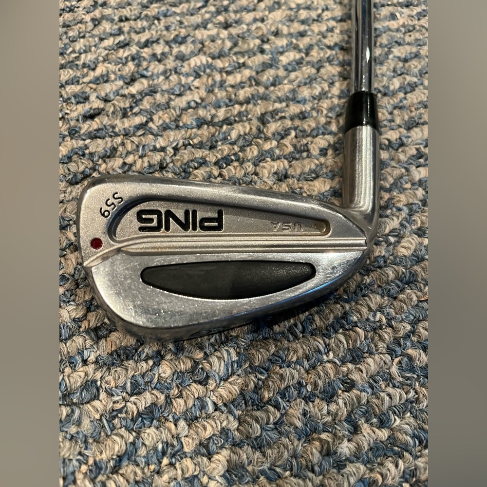 LH MENS ping S59 #6 iron Red Dot Cushin Steel Shaft Golf Pride Grip